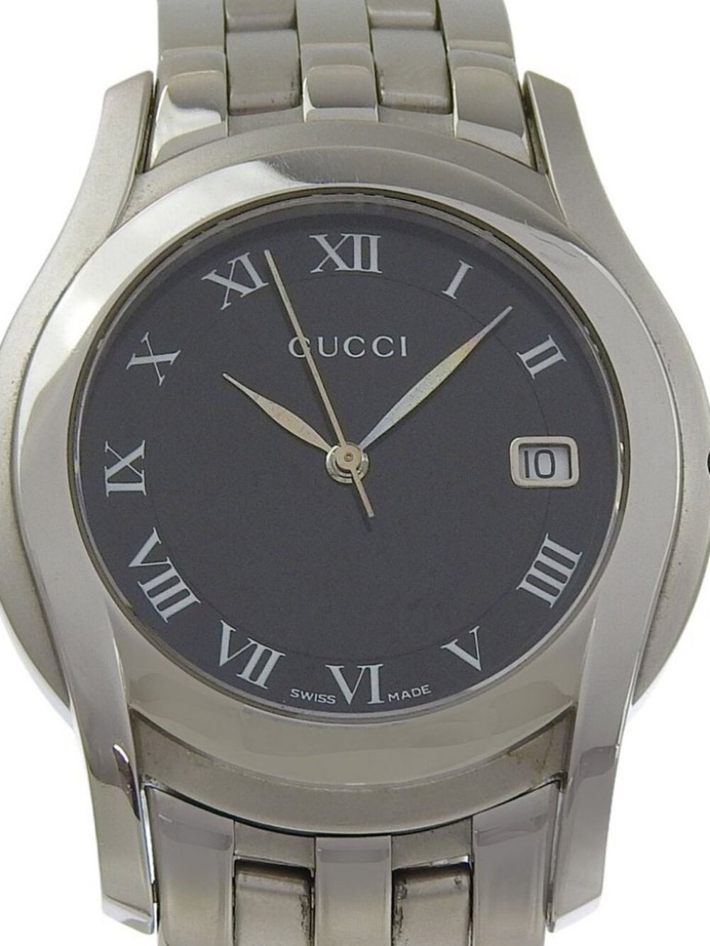 GUCCI Watches 5500M black blackDial Stainless Steel Quartz Analog display ... - Picture 8 of 13